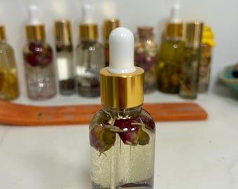 Self-Love Ritual Oil – Rose Quartz, Jasmine, Orange Blossom – Confidence Aura Enhancement