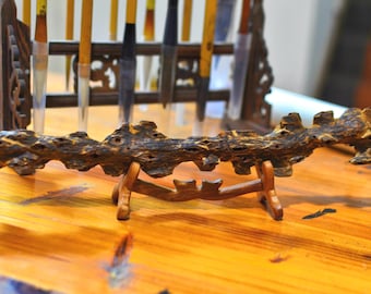 Collector's Chinese Agarwood Decor - 27-Year-Old Natural Old Wood, Unique Incense Art & Display Piece