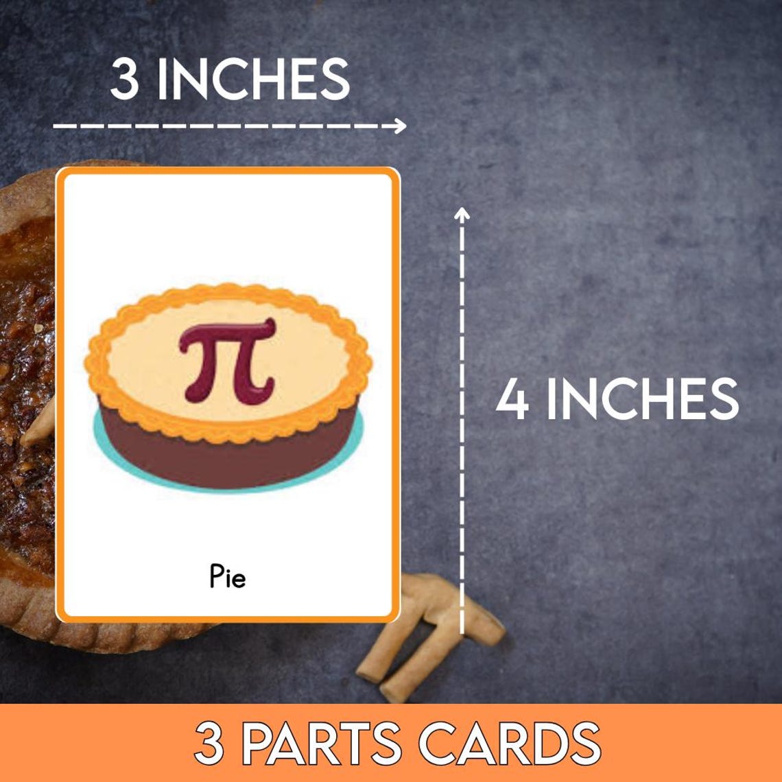 Pi Day Flashcards for Kids Printable | Math Vocabulary Cards for 3.14 ...
