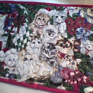 Christmas Cat Pet Mat image 2