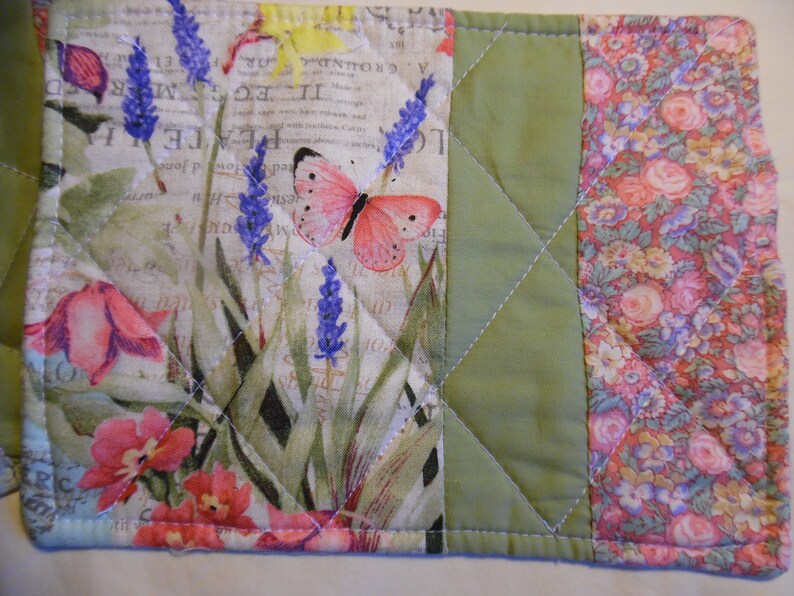 Pink Butterflies mug rugs
