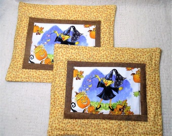 Whimsical Halloween (2) Mug Rugs