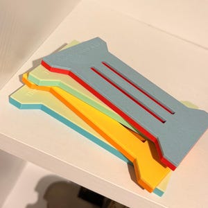 Two Tone - 3D Printed Flat Binding Spool - Craft Supply Storage