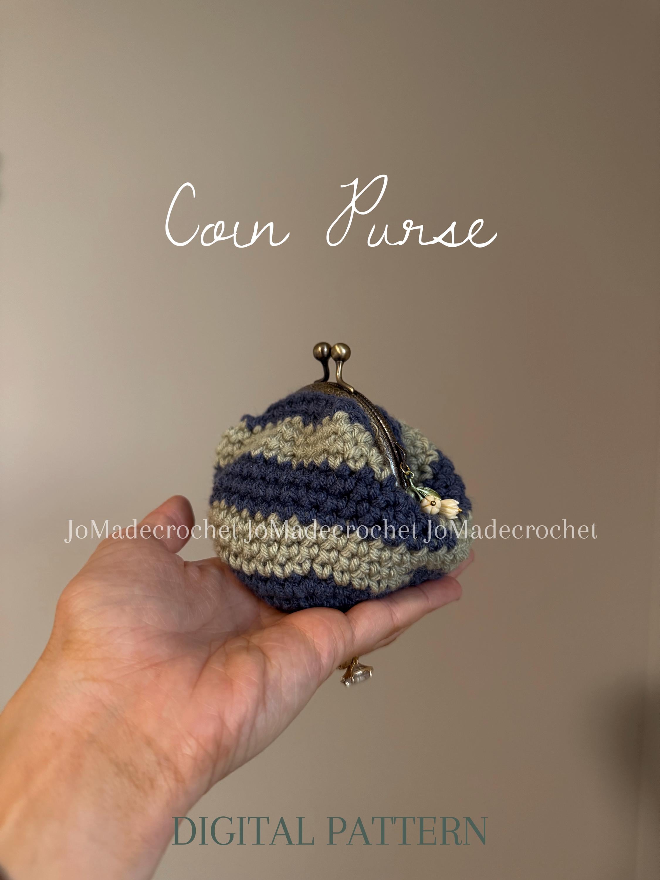 40 Small Purse Crochet Patterns for Chic, Portable Bags and Mini Accessories 26 Crochet Coin Purse Pattern: Easy Kiss Lock Design