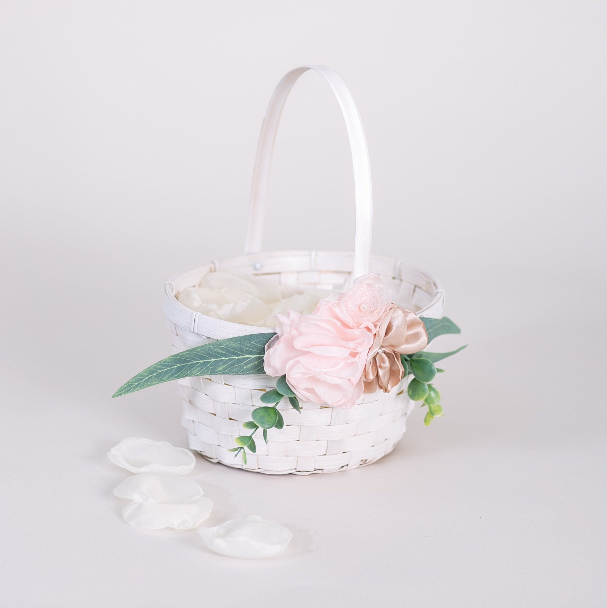 Beach wedding flower girl basket hotsell