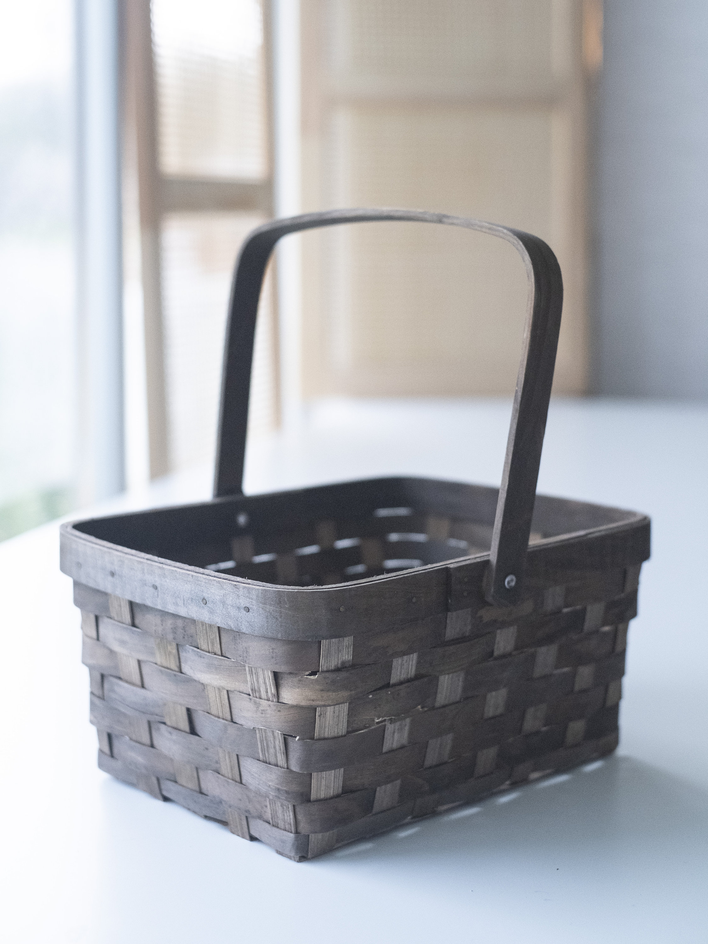 Woven Wood Gift Basket Storage and Organization Basket Sale Basket