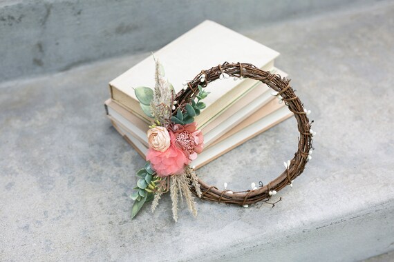 Flower Girl Hoop | Flower Basket Alternative | Desert Blooms Flower Girl Hoop | Boho Wreath | Bridesmaid & Flower Girl Gift l Boho Wedding