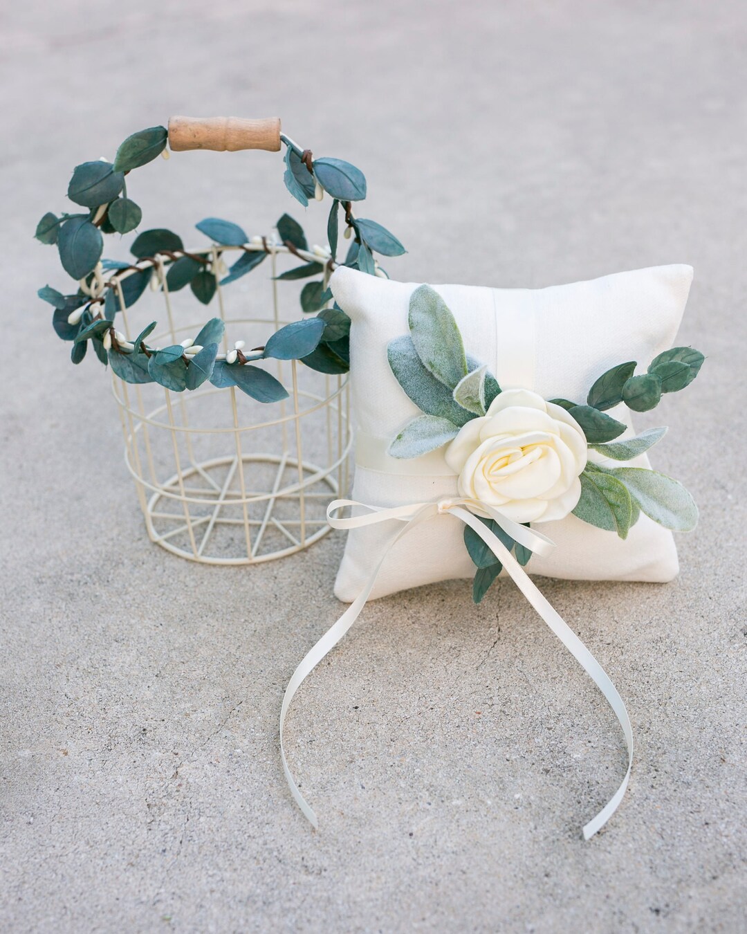 Panier Mariage Noeud En Toile De Jute Avec Dentelle Panier Osier Mariage