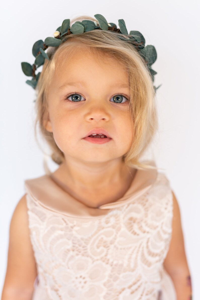 Rose Gold Flower Girl Basket Copper Metal Wedding Basket Etsy