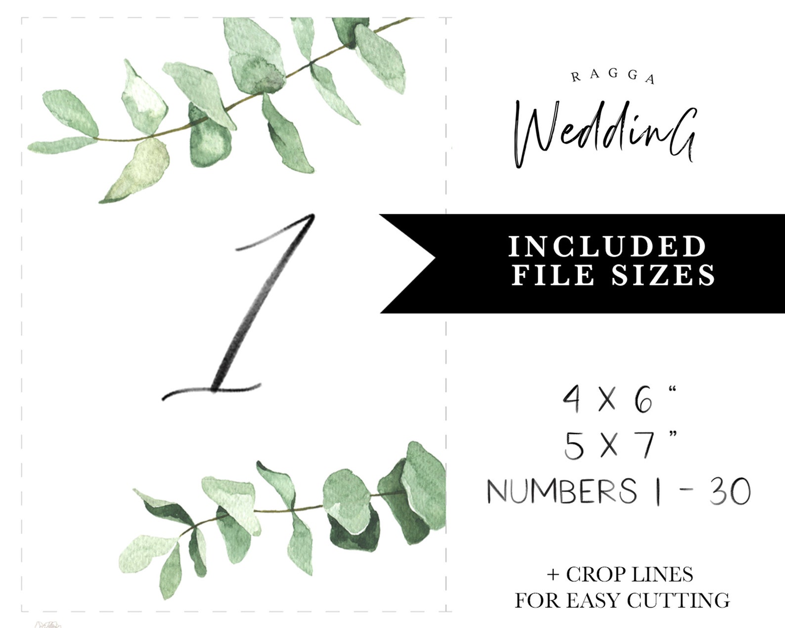 Table Numbers Printable Instant Download Printable Wedding - Etsy