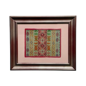 Arte textil enmarcado con bordado Cosima de Roxie/Schumacher