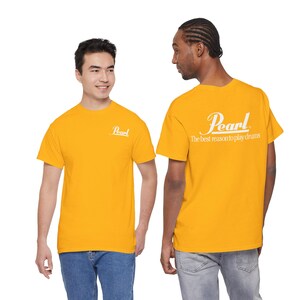 Perle Trommeln T-Shirt | Trommel inspiriert T-Shirt Bild 5