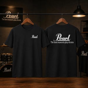 Perle Trommeln T-Shirt | Trommel inspiriert T-Shirt Bild 1