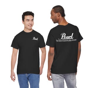 Perle Trommeln T-Shirt | Trommel inspiriert T-Shirt Bild 3