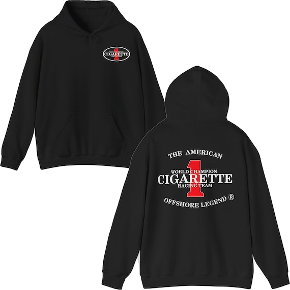 cigarette racing hoodie Cigarette Racing Inspired Hoodie | Racing Boat Logo Sweatshirt