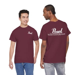 Perle Trommeln T-Shirt | Trommel inspiriert T-Shirt Bild 7