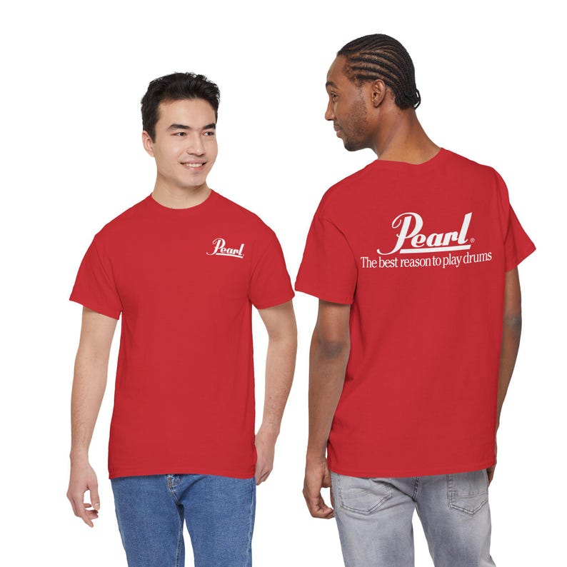 Perle Trommeln T-Shirt | Trommel inspiriert T-Shirt Bild 16