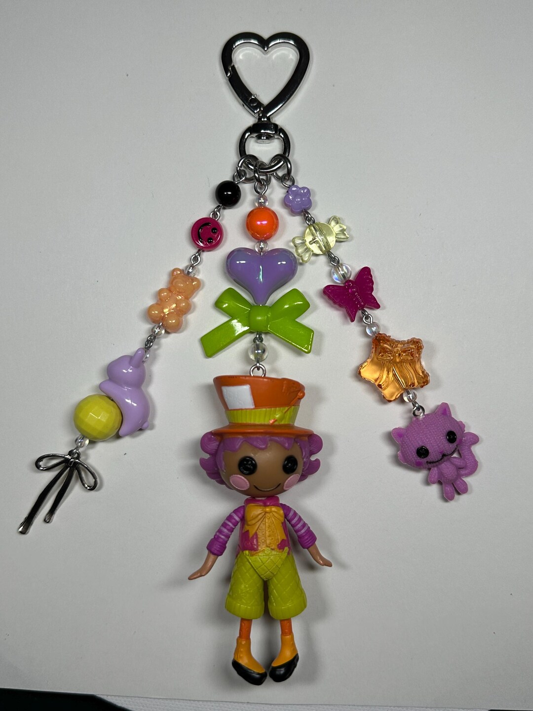 Lalaloopsy Mini Doll Keychain- Wacky Hatter - Etsy