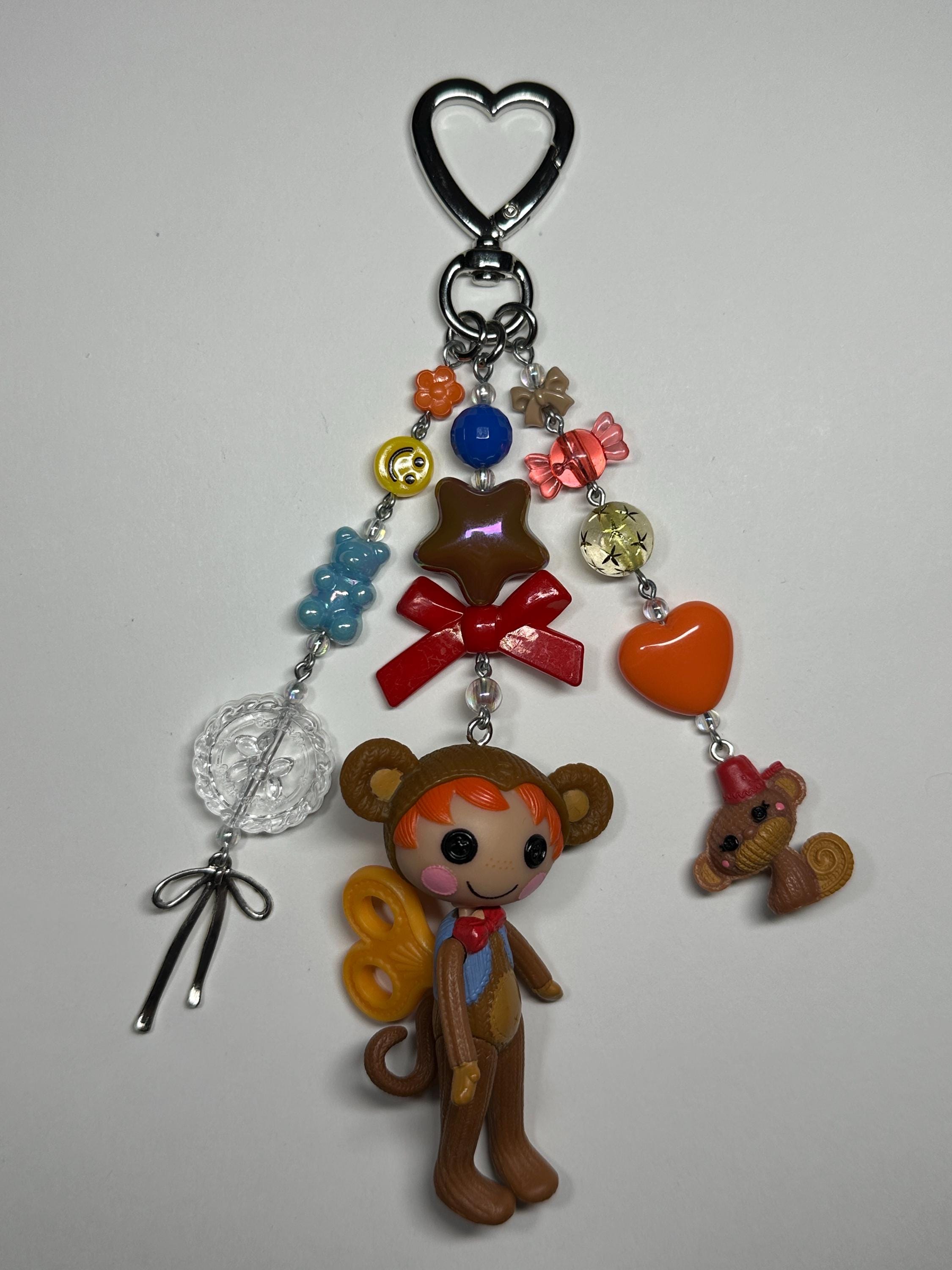 もっふーP moff Happy End Lala. Lalaloopsy Mini Doll Keychain- Ace Fender Bender Monkey - Etsy