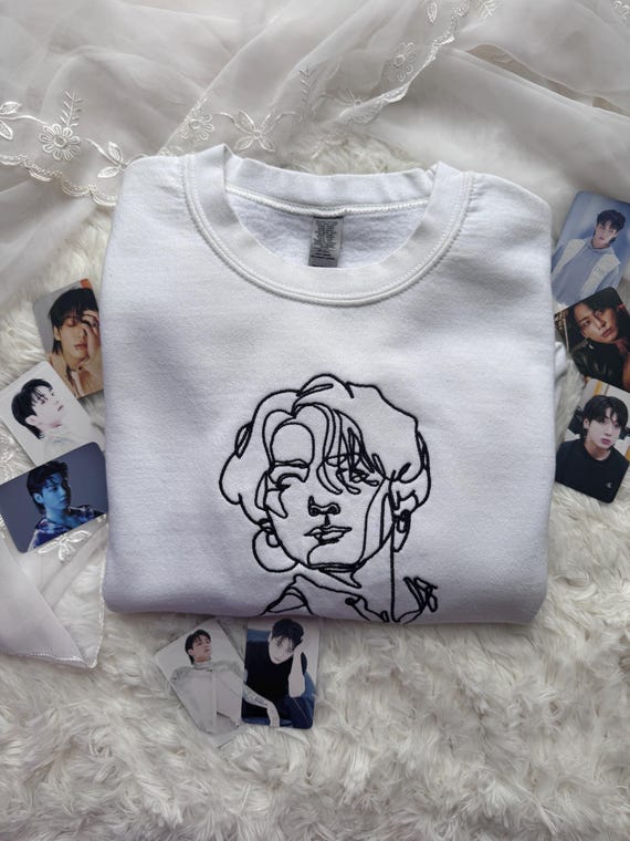 Jungkook embroidered T-shirt / sweatshirt / hoodie
