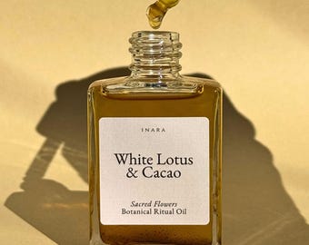 White Lotus & Cacao · Sacred Flowers Ritual Oil