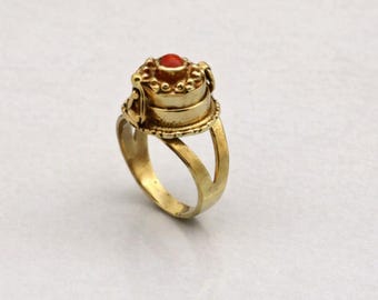 Anillo de tortuga de oro, joyería de tortuga marina hecha a mano, anillo ajustable, regalo para amantes del océano, anillo de tortuga de la suerte, joyería inspirada en la playa.