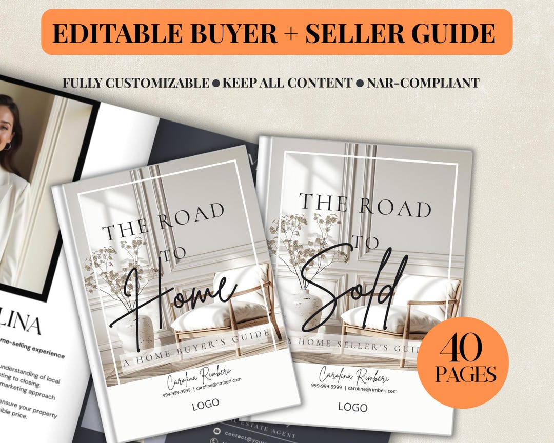 Real Estate Buyer & Seller Guide Bundle – Editable Canva Templates - Etsy
