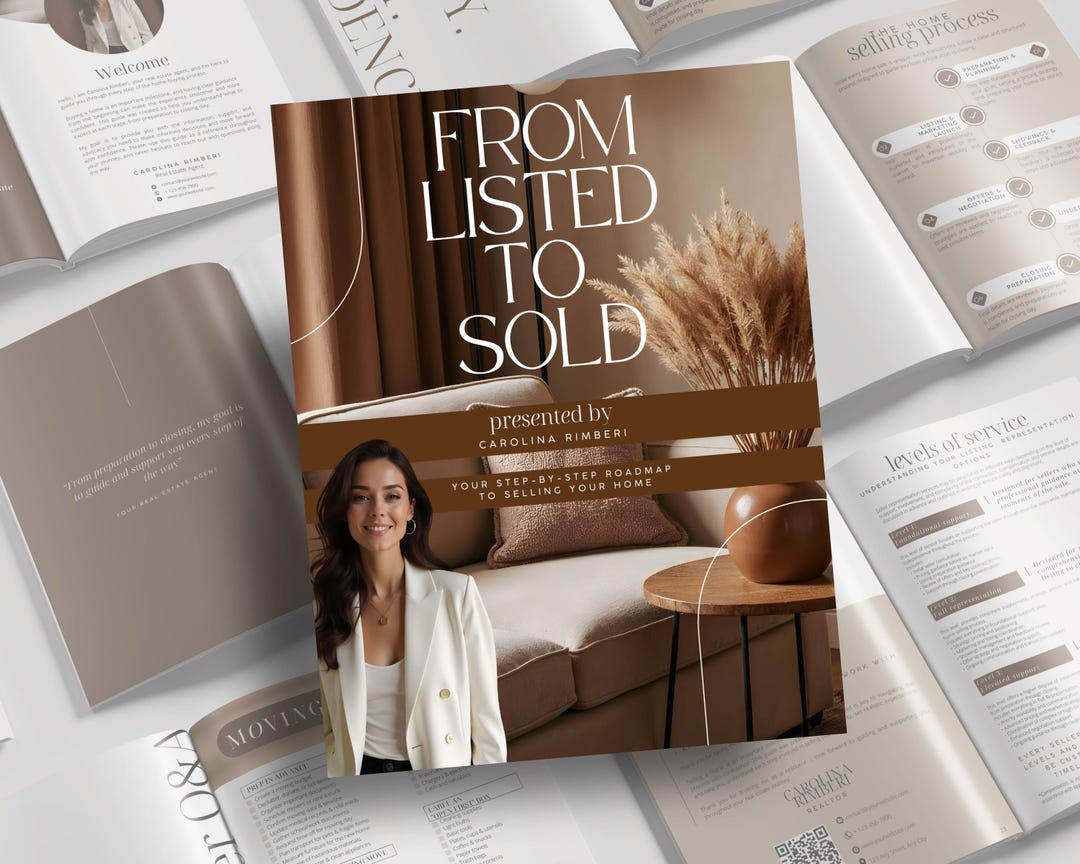 Home Seller Guide Template Canva, , Real Estate Listing Presentation ...
