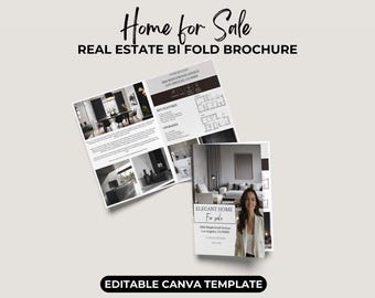 Realtor Marketing Brochure | Home Listing Canva Template