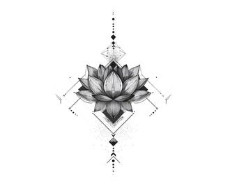 150 Geometric Tattoo Designs | Ultimate Digital Tattoo Bundle | Procreate Style