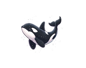 100 Orca Tattoo Designs | Killer Whale Nautical Flash | Procreate
