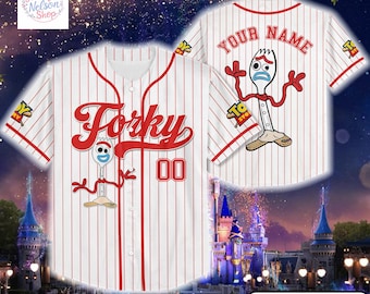 Personalized Forky Toy Story Baseball Jersey