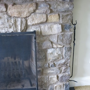Hand forged fireplace poker, Made to order