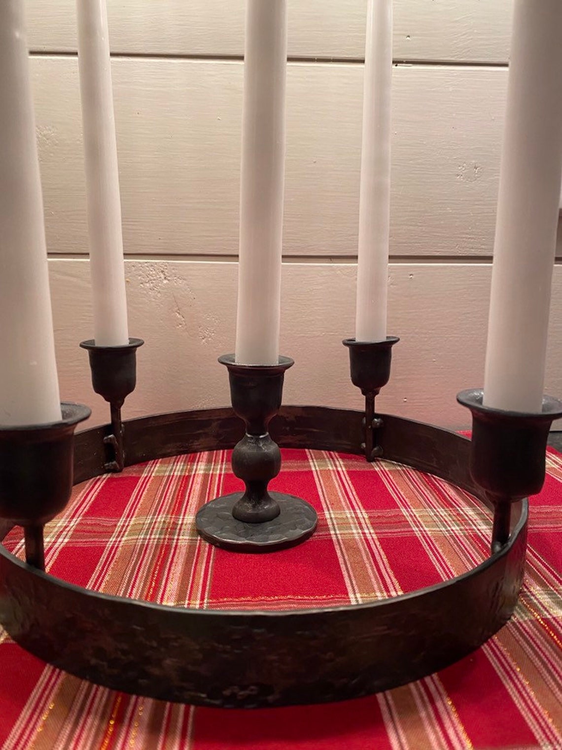 Advent wreath candle holder Made to Order Etsy