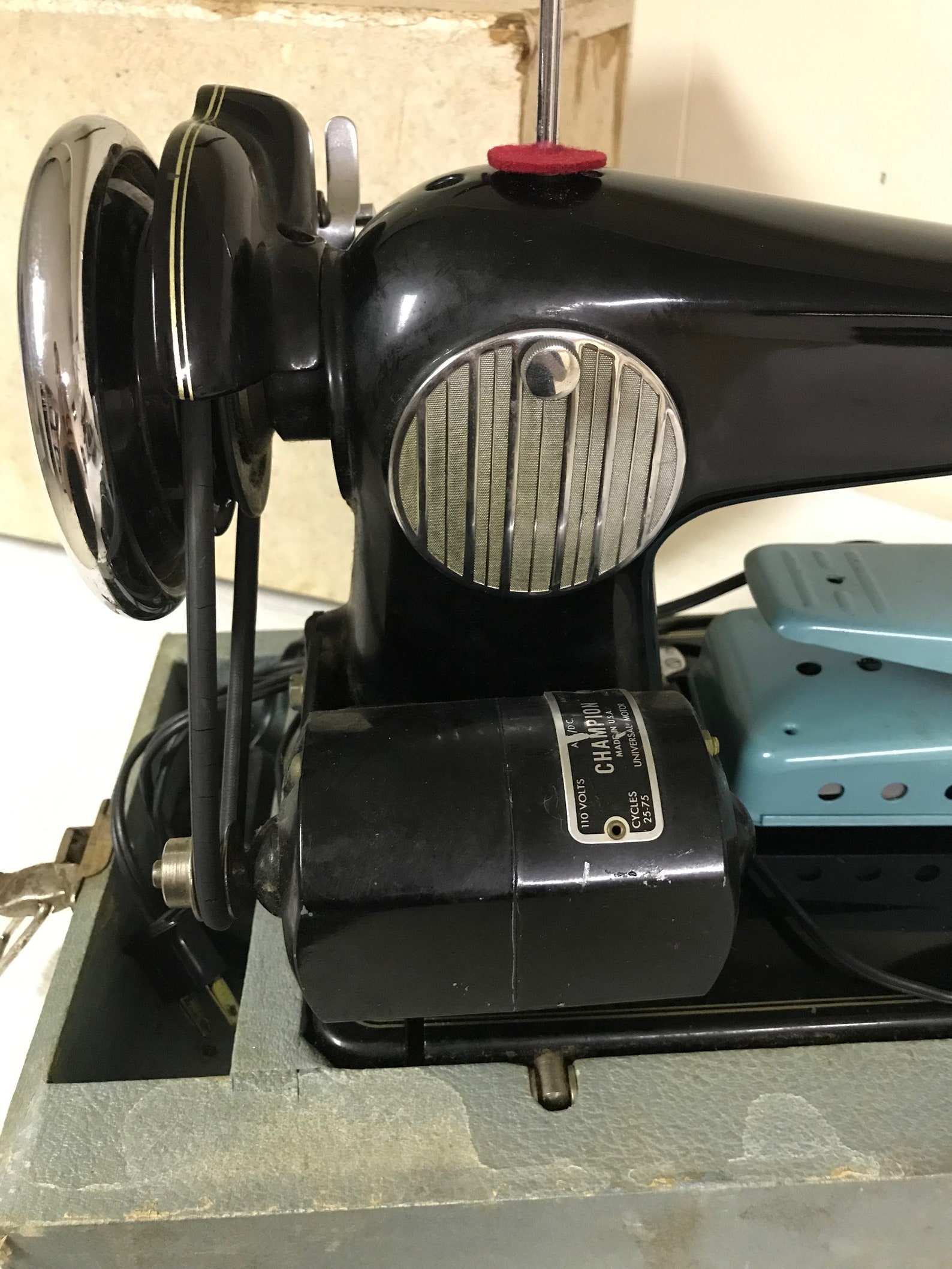 Vintage Wizard Black Precision Japanese Sewing Machine With Etsy
