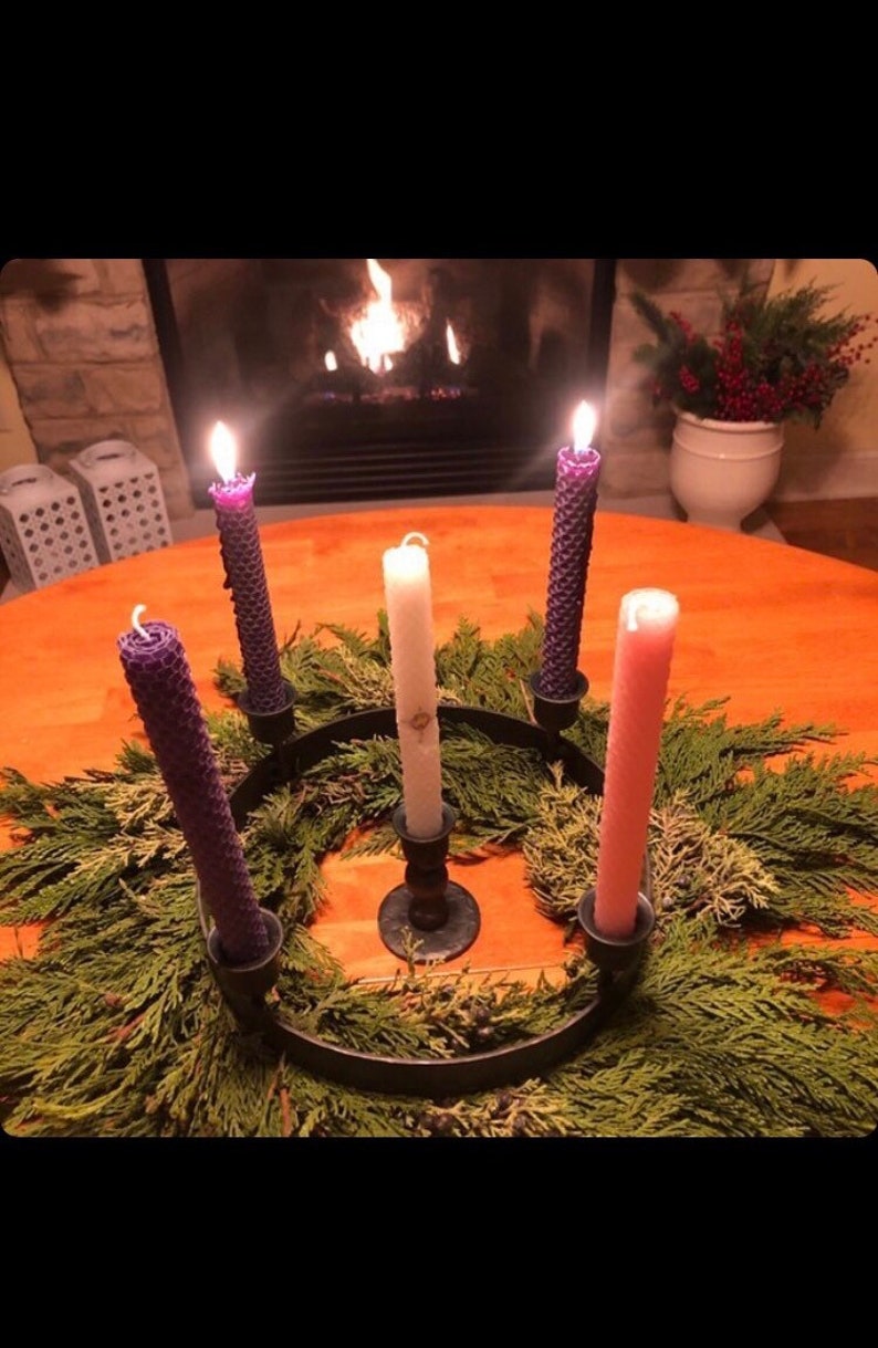Advent Wreath Candle Holder Made to Order Etsy