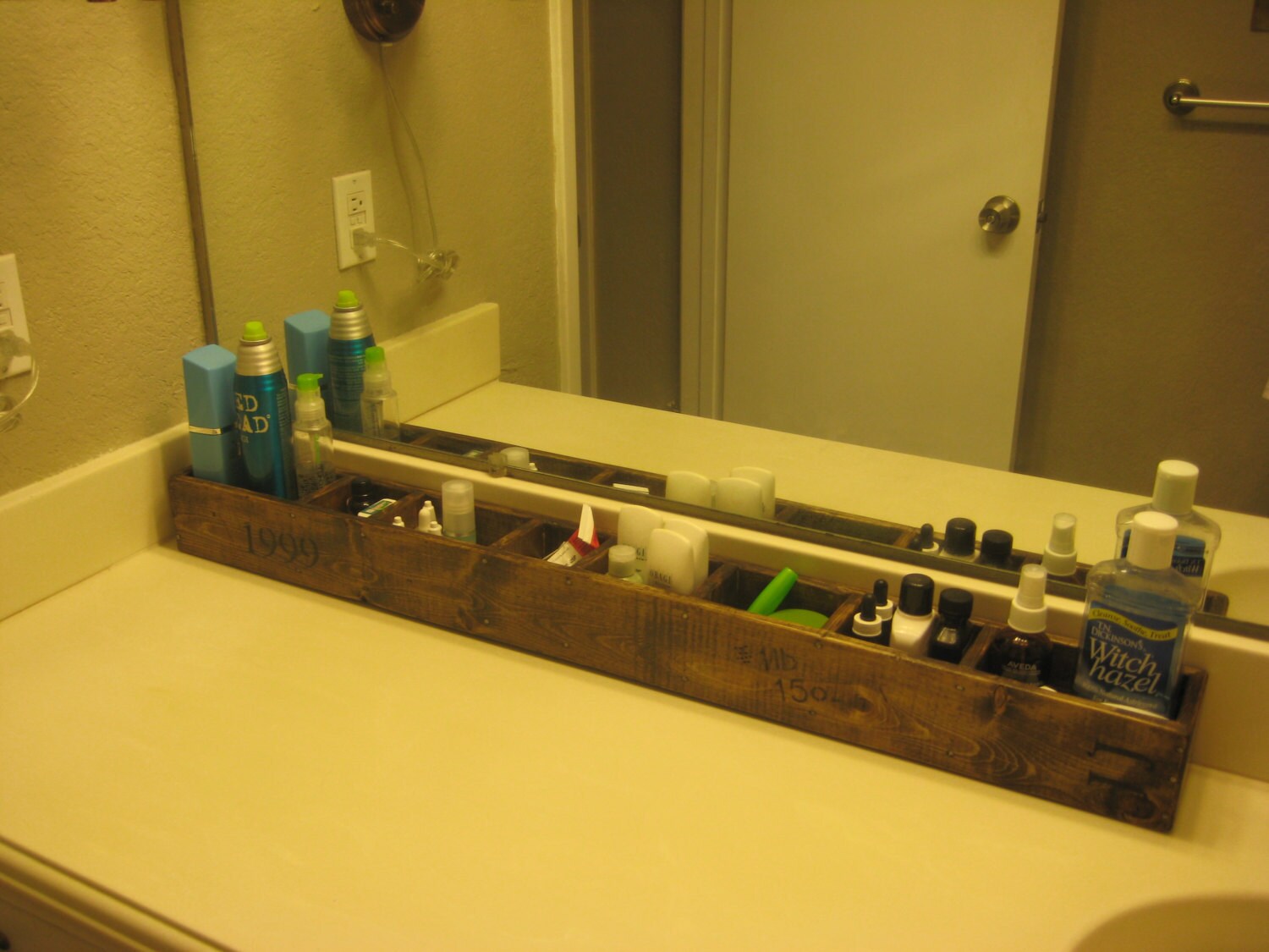 30 Wood Storage Caddy Bathroom Caddy Farmhouse Caddy Etsy