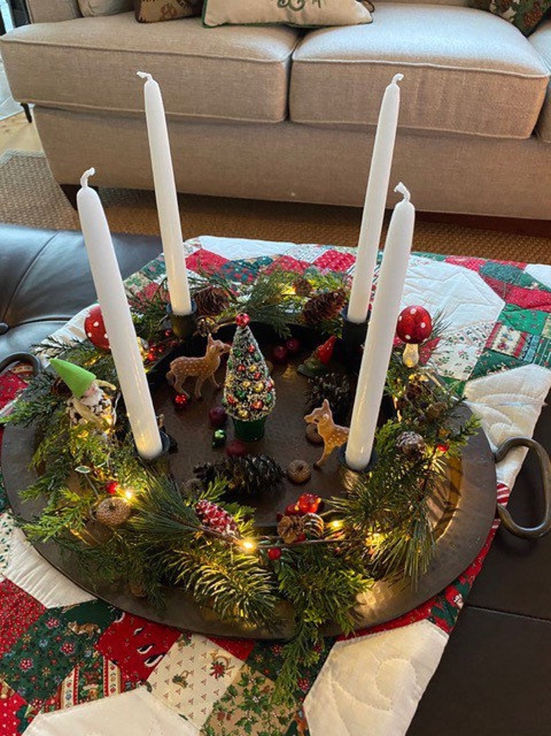 Advent Wreath Candle Holder Made to Order Etsy