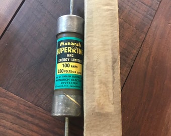 Vintage HRC100 Monarch SuperKing Fuse, ware fuse