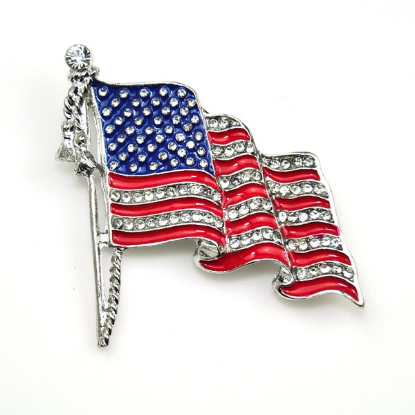 Flag Brooch Etsy