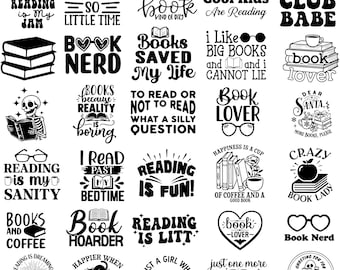 Reading Svg bundle, Book lover Svg, Book SVG, library Svg, Book quotes Svg, Floral book Svg, Librarian Svg, Book t shirt Svg, Book worm Svg,