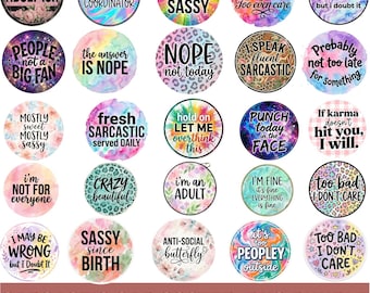 Sarcastic car coaster bundle png, Sarcastic car coaster png, Sarcastic quotes png, sublimation design download, Sarcastic Keychain PNG