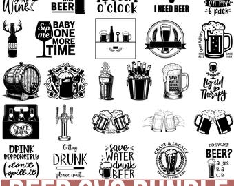 Beer Svg Bundle, Beer Clipart, I Need Beer SVG, Craft Beer SVG, Beer Cut Files, Beer Mug Cheers SVG, Funny Beer Svg, Beer Logo, Beer Bottle