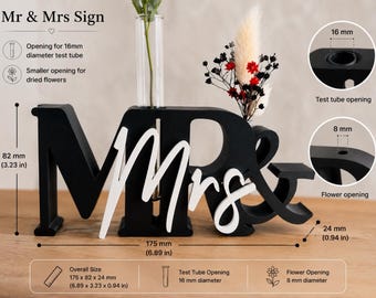 Wedding Floral Accent Sign