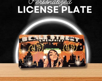 personalized license plate, car tag