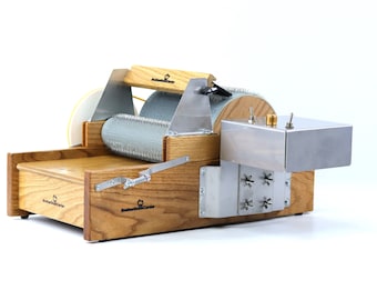 El "Hermano pequeño" Cardadora eléctrica de tambor motorizada de 90/120 tpi Nueva de dientes medianos o finos