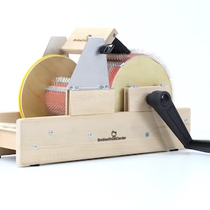 New Baby Brother 4&quot; wide mini size drum carder W/Packer Brush and Doffer