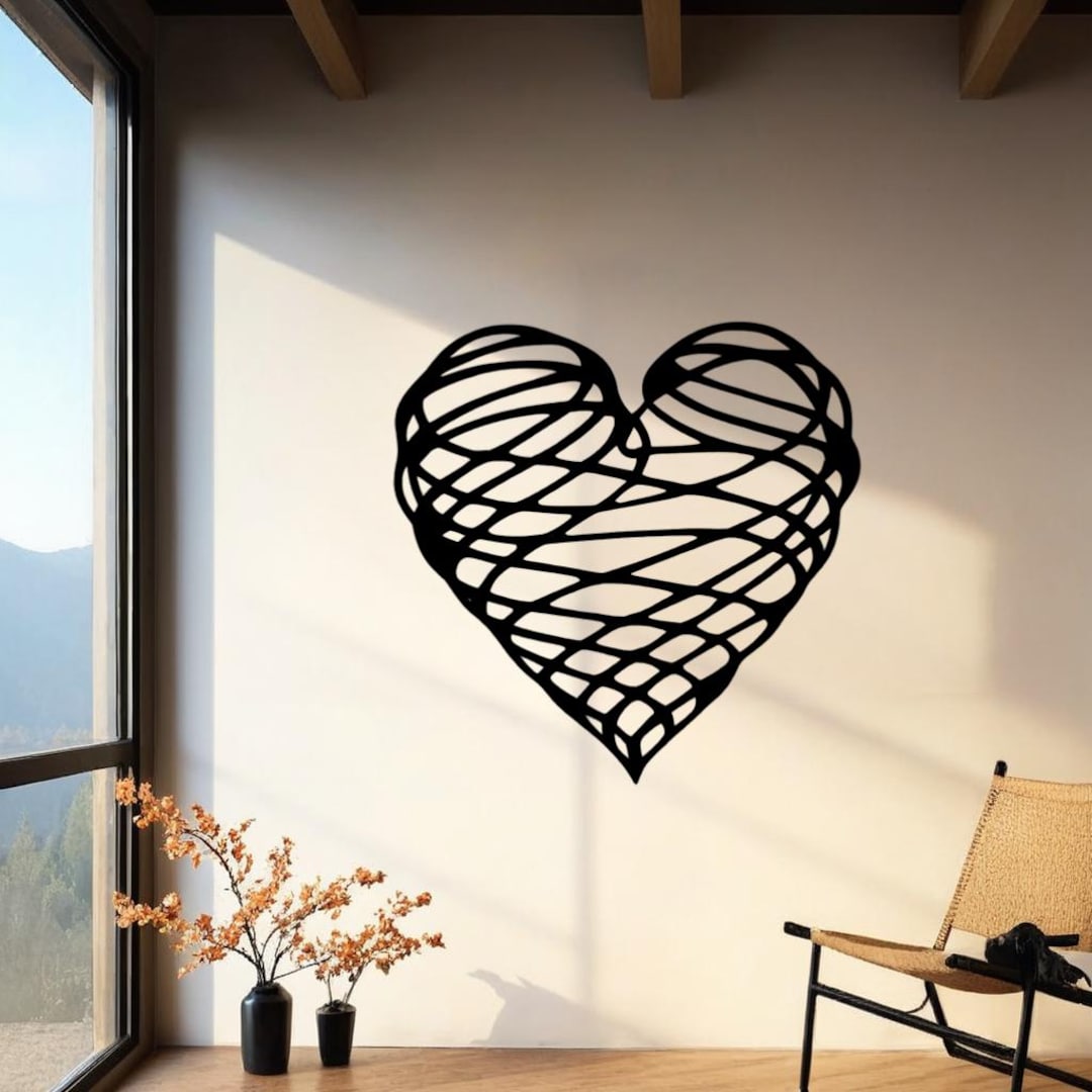 Best HD Pictures about  Metal Heart Wall Decor  with No AI Images