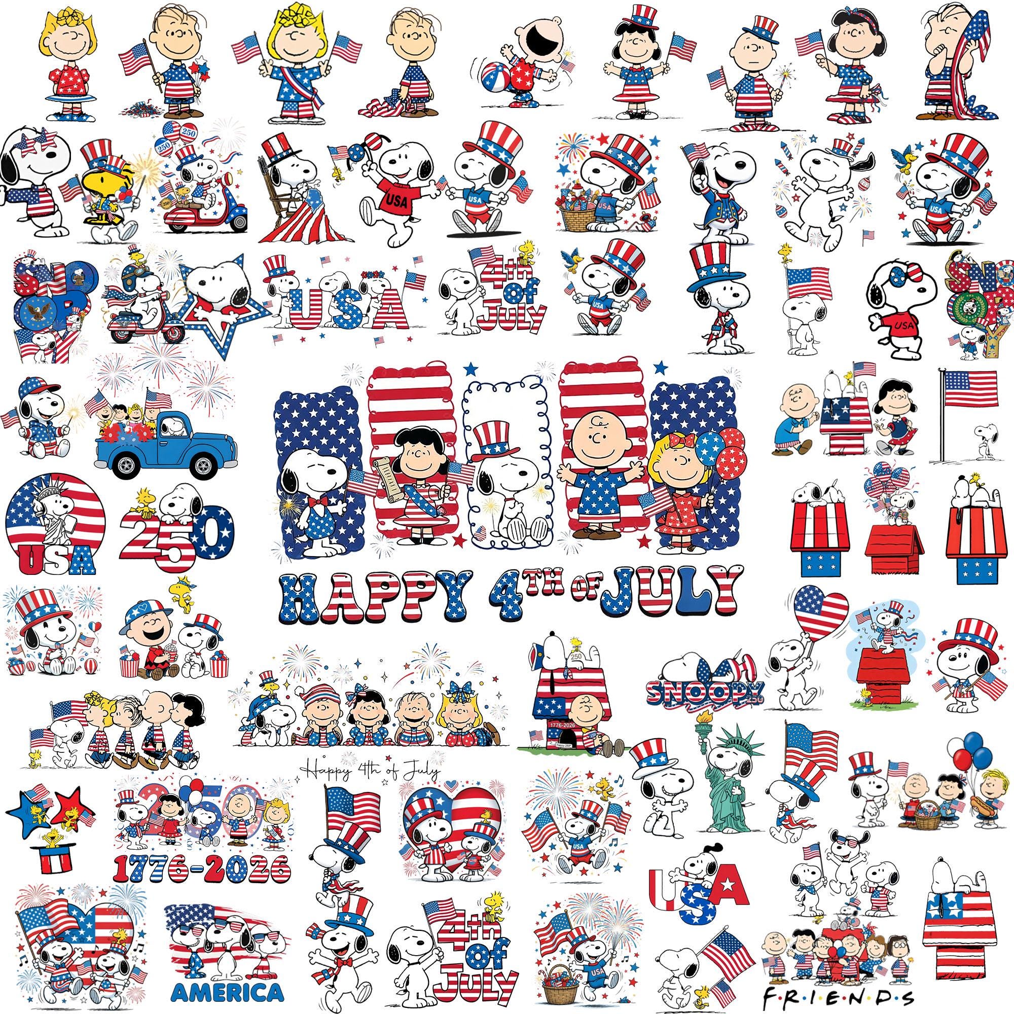 Snoopy's America - Etsy