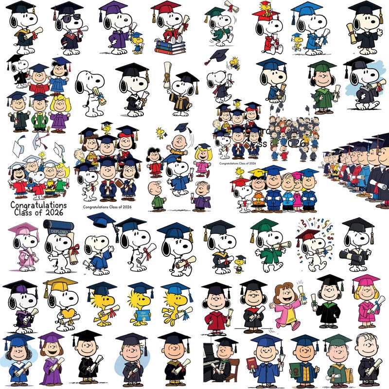 Snoopy Graduation Cap - Etsy